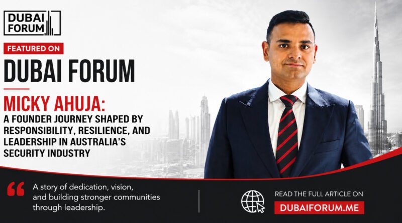 Micky Ahuja Featured on Dubai Forum News