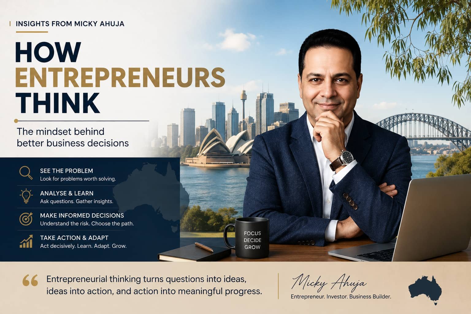 Micky Ahuja Shares His Perspective on How Entrepreneurs Think
